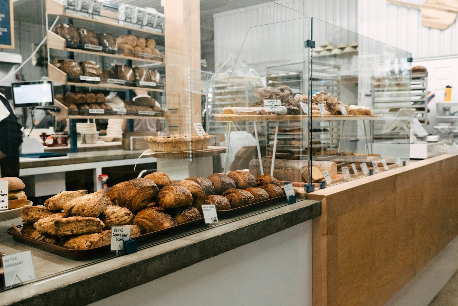 The bakery counter