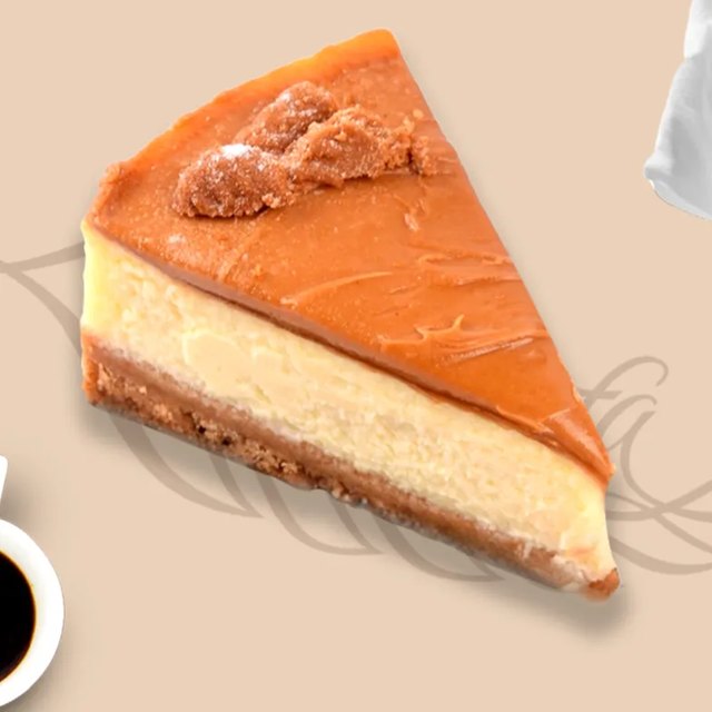 Lotus Cheesecake Slice